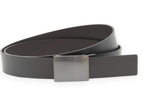 heren pantalon riem bruin leer 3.5 cm