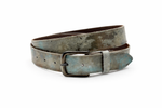 dames jeans riem multi-color leer (metallic) 3.5 cm