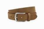 heren jeans riem bruin leer 4 cm