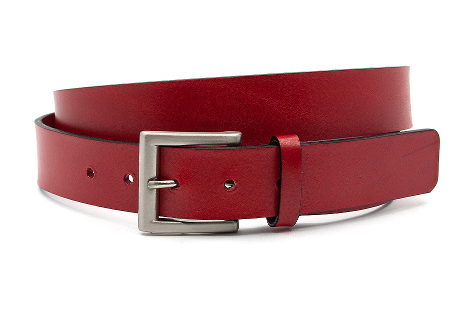 Sportieve rode jeansriem