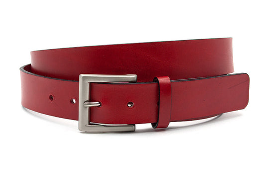 Sportieve rode jeansriem