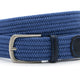 Elastische heren riem jeans blauw