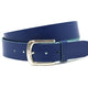 Dames jeans riem kobalt blauw