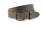 dames jeans riem brons leer 4 cm