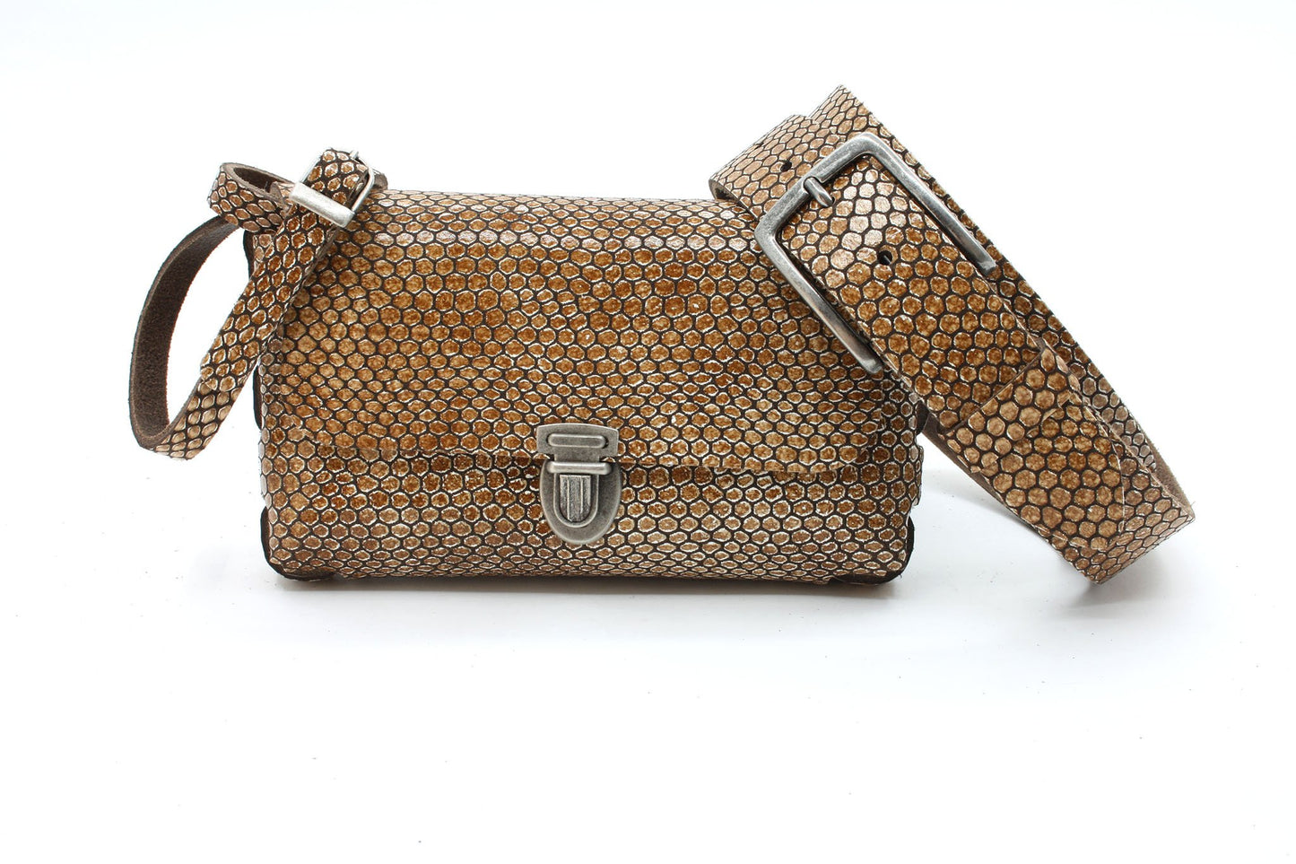 Dames riem met fantasie print