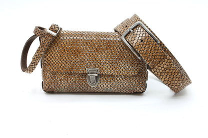 Dames riem met fantasie print