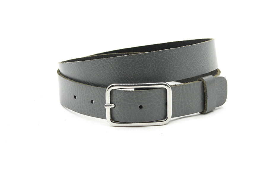 Dames grijze smalle riem