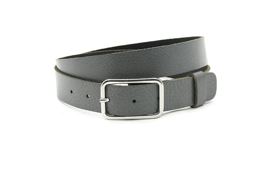 Dames grijze smalle riem