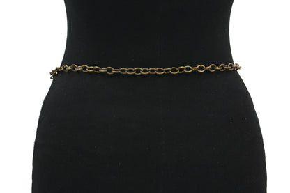 Kettingceintuur bronskleurig