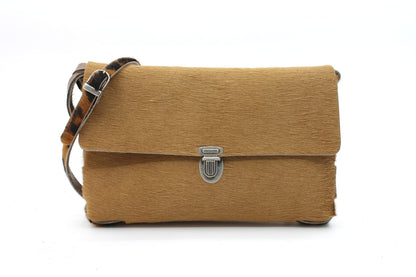 Dames riem hair-on camel