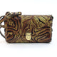 Gele crossbody tas met print - klein model