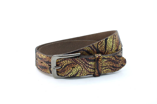 Dames riem met fantasie print