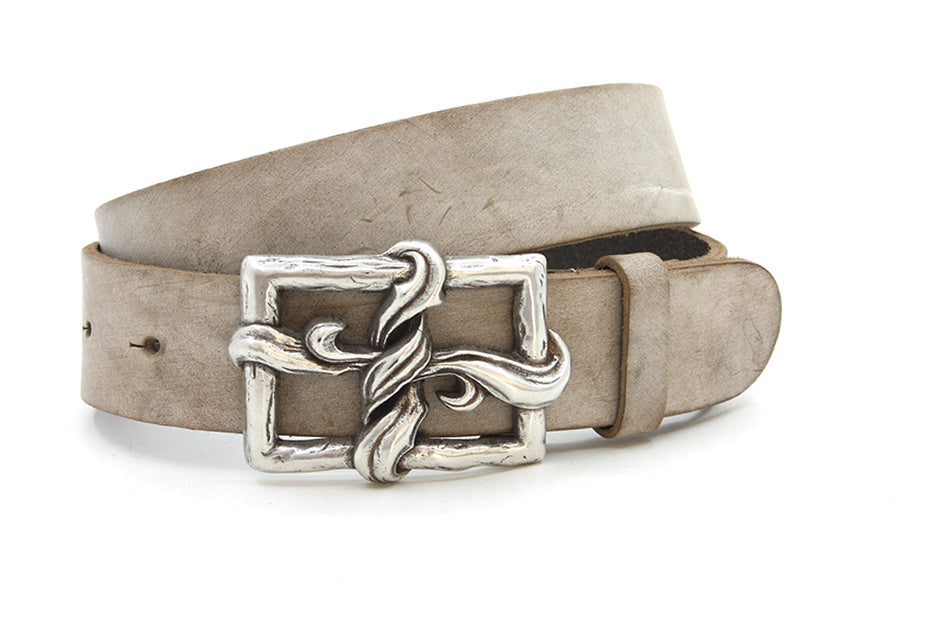 dames jeans riem leer 4 cm