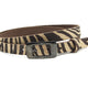 Dames riempje zebra print smal