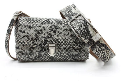 Dames riem met slangen print