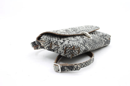 dames zwart/wit leer