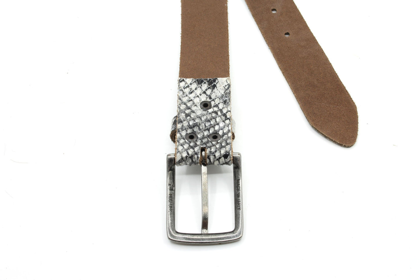 Dames riem met slangen print