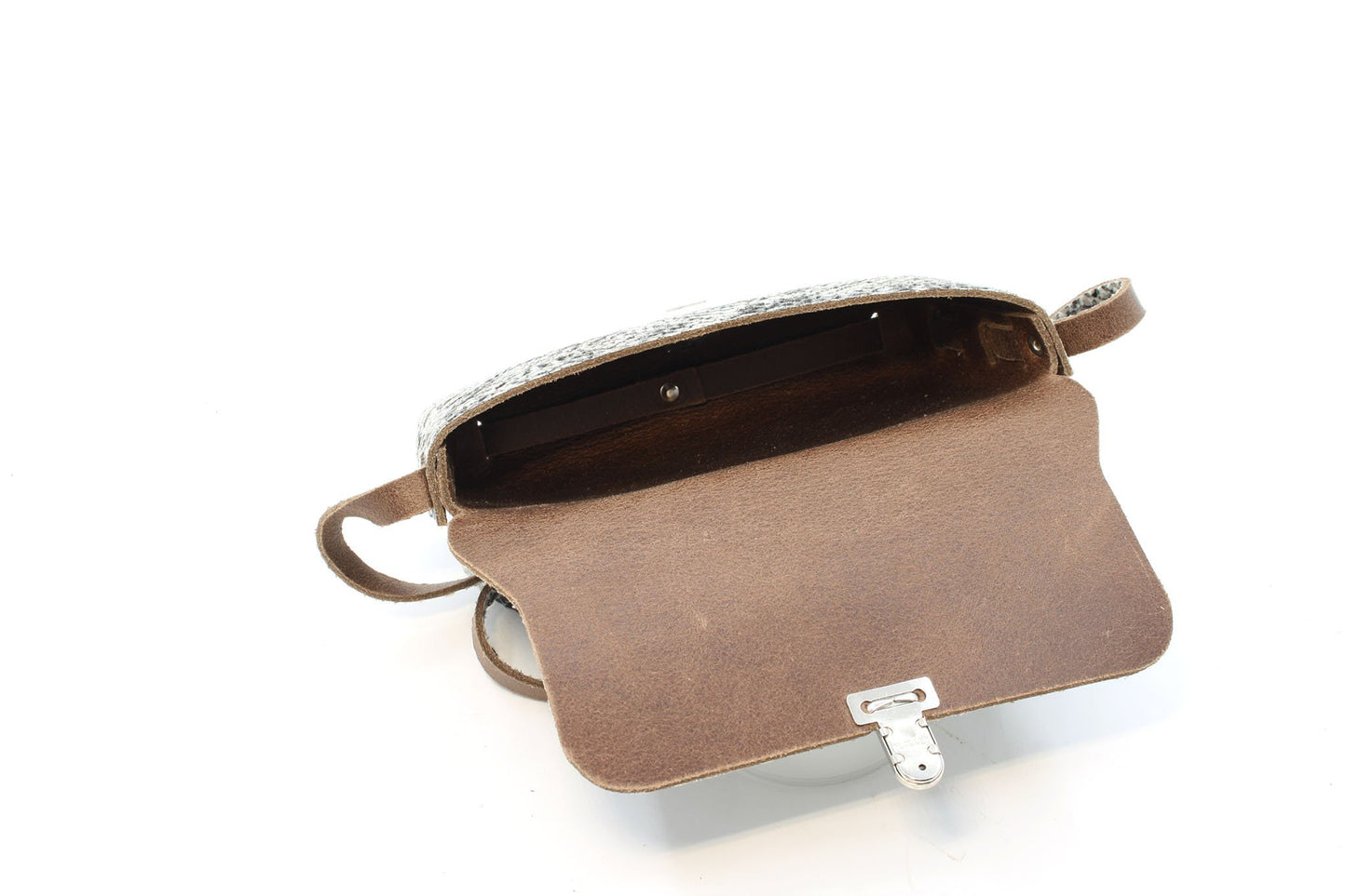 dames zwart/wit leer