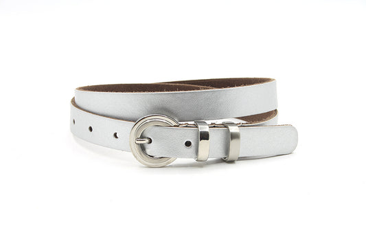 Dames riempje mat zilver