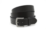 heren extra lange riem bruin leer 4 cm