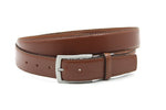 heren pantalon riem bruin leer 3.5 cm