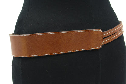 Dames heupriem donker cognac