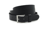 heren basic riem zwart leer 3.5 cm