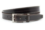 heren jeans riem bruin leer 3 cm