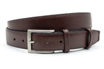 heren basic riem bruin leer 3.5 cm