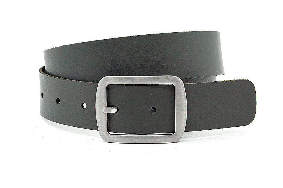 Dames riem donker grijs