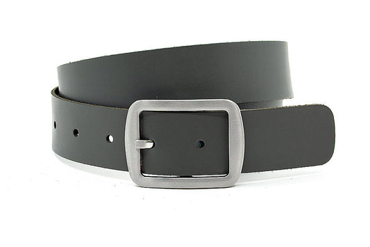 Dames riem donker grijs