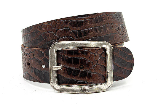 Stoere bruine dames riem