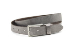 dames jeans riem zilver leer 3 cm
