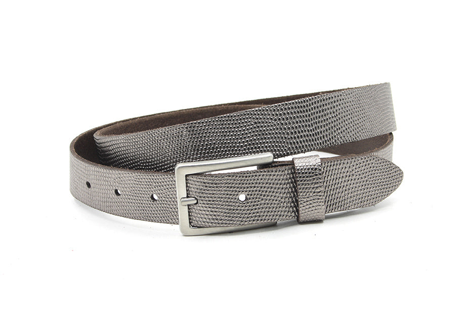 Dames riem pewter (tin)