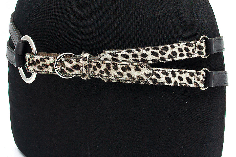 Afhang riem met leopard riempje
