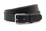 dames jeans riem zwart leer 3.5 cm