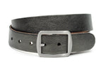 dames jeans riem zilver leer 4 cm