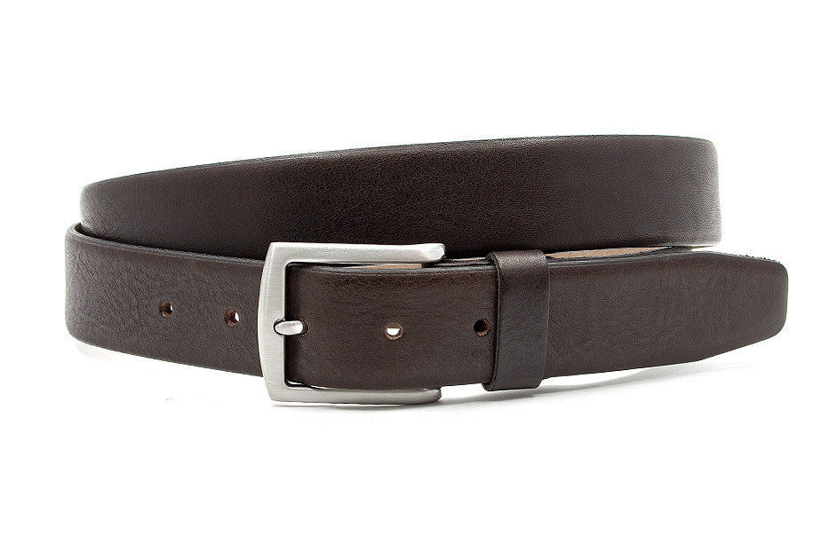 heren basic riem bruin leer 3.5 cm