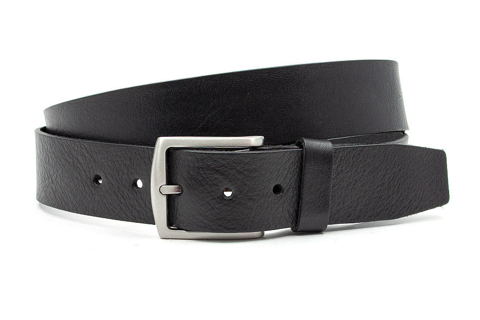 Stoere jeans riem zwart