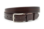 heren jeans riem bruin leer 3 cm