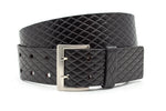 dames jeans riem zwart leer 5 cm