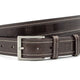 Unisex riem bruin met golfpatroon