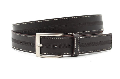 Donker bruine heren riem