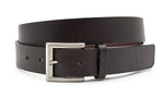 dames jeans riem bruin leer 3.5 cm
