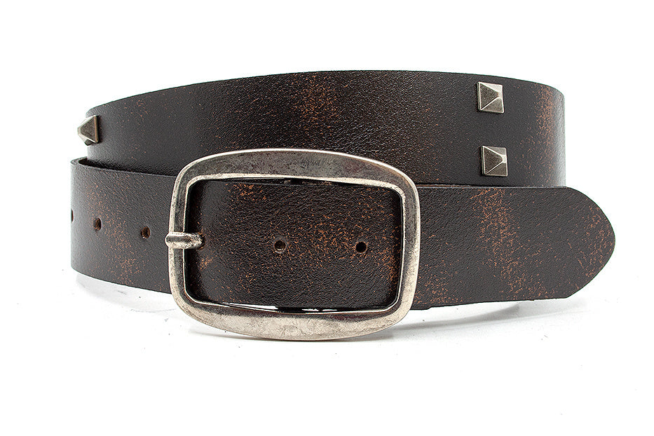 Jeans riem met studs