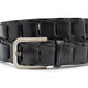 Zwarte fantasie vlecht riem heren
