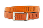 dames jeans riem cognac leer 3.5 cm