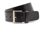 dames jeans riem zwart leer 5 cm