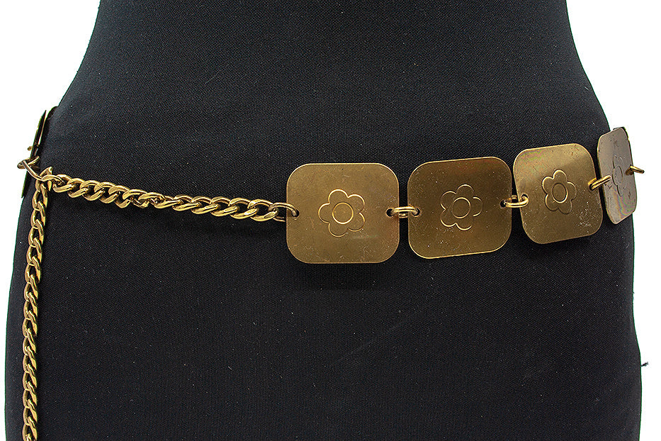 Kettingceintuur brons