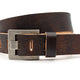 Jeans riem vintage bruin